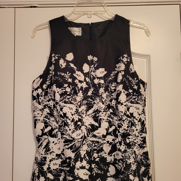Donna Morgan Black Dress with white floral - Picture 2 of 4